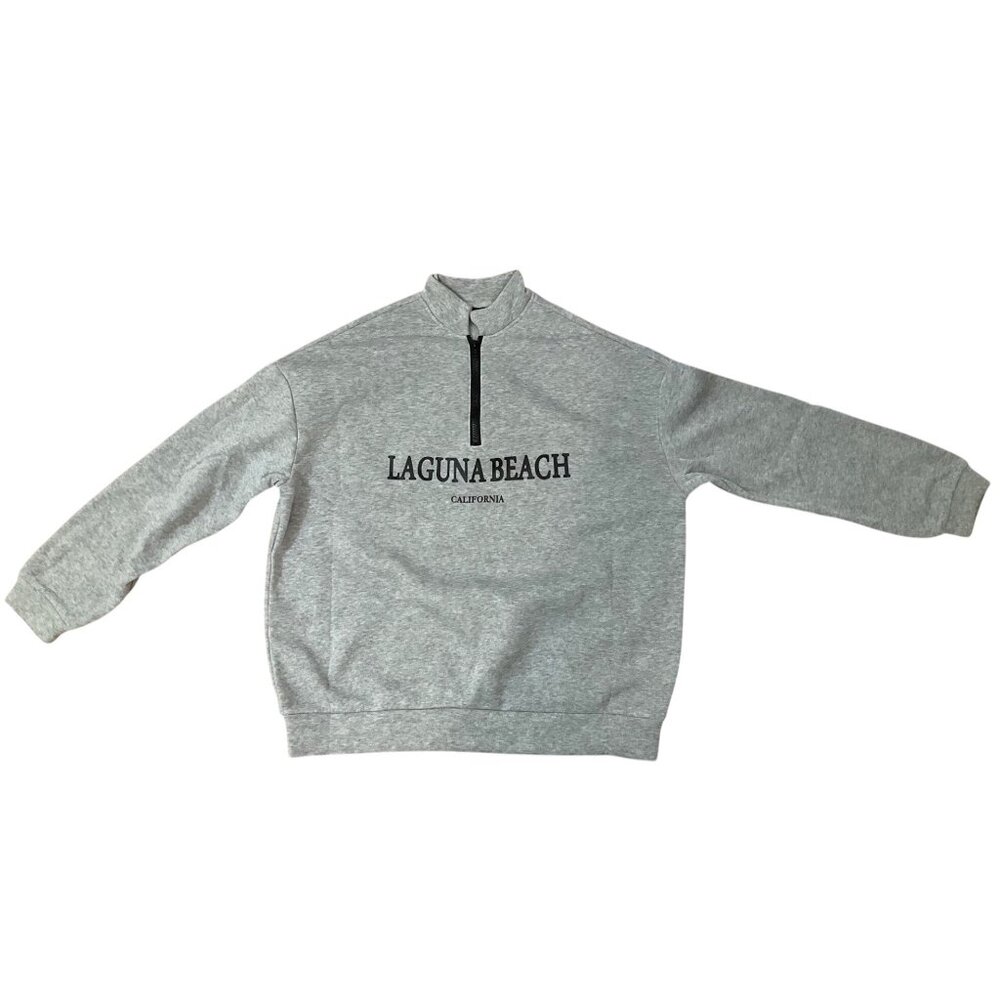 NWT Laguna Beach California gray  Pullover  Size 4   (Small)